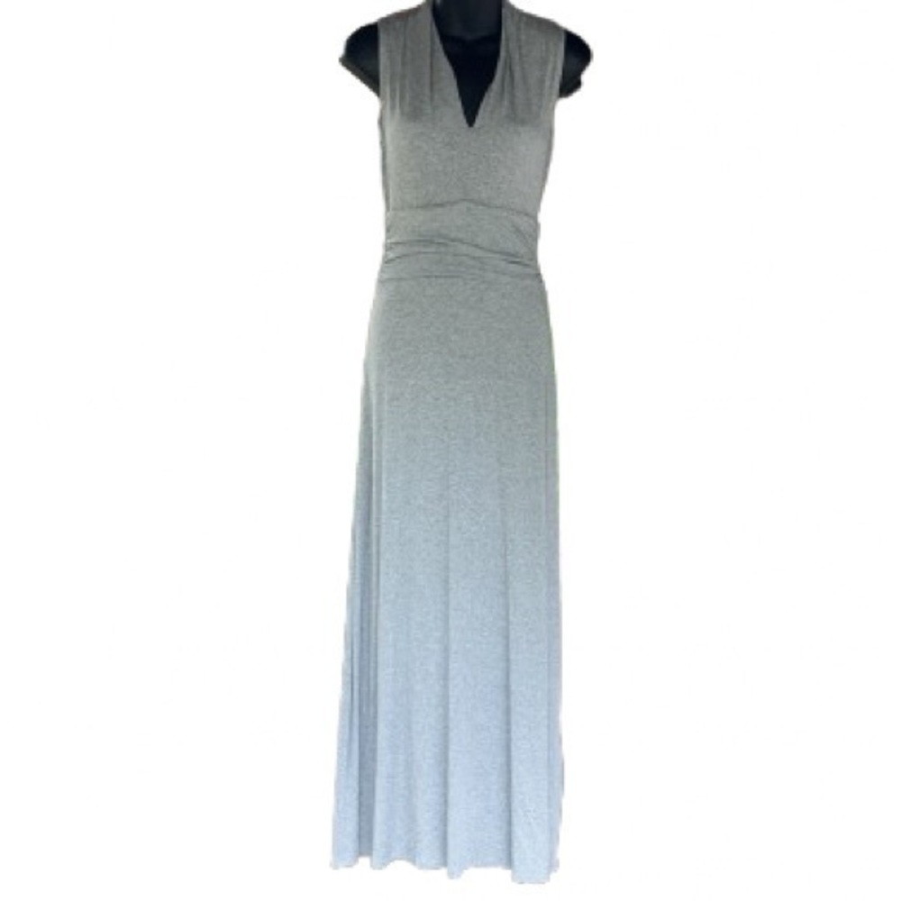 Vince Camuto gray sleeveless maxi dress size PXS